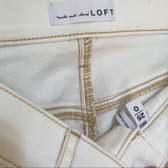 LOFT Mid-Rise Straight Leg Jeans - Picture 3 of 4